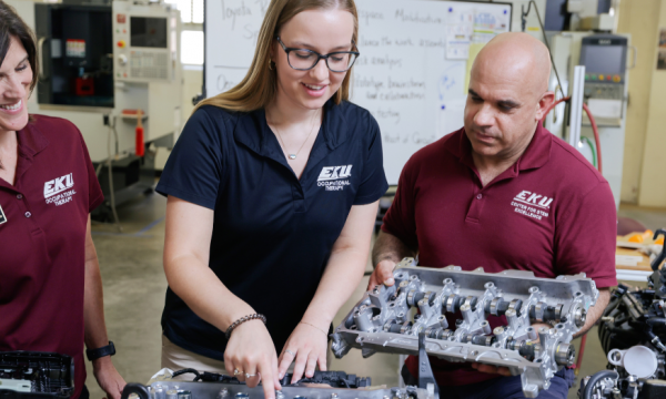 Amanda Balser, Madelin Spears, and Dr. Sergio Sgro