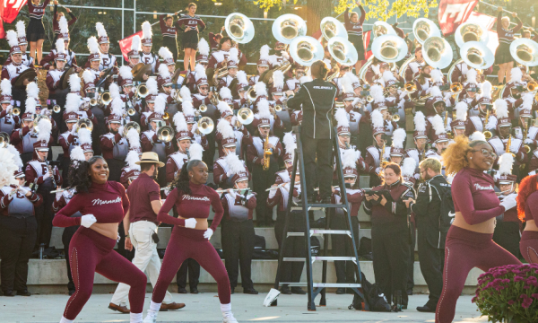 EKU's Dance and Band teams at 2023's Homecoming Festivities