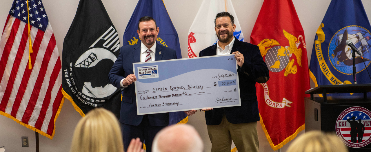 EKU and Bechtel Parsons Blue Grass Announce Veterans Scholarship