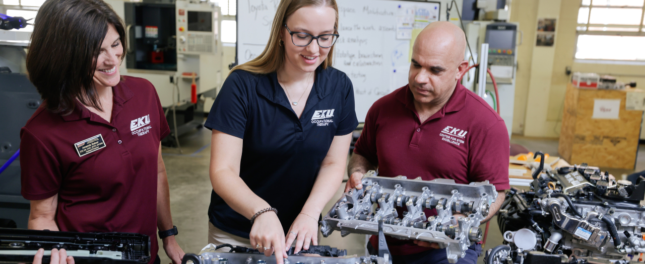 Amanda Balser, Madelin Spears, and Dr. Sergio Sgro