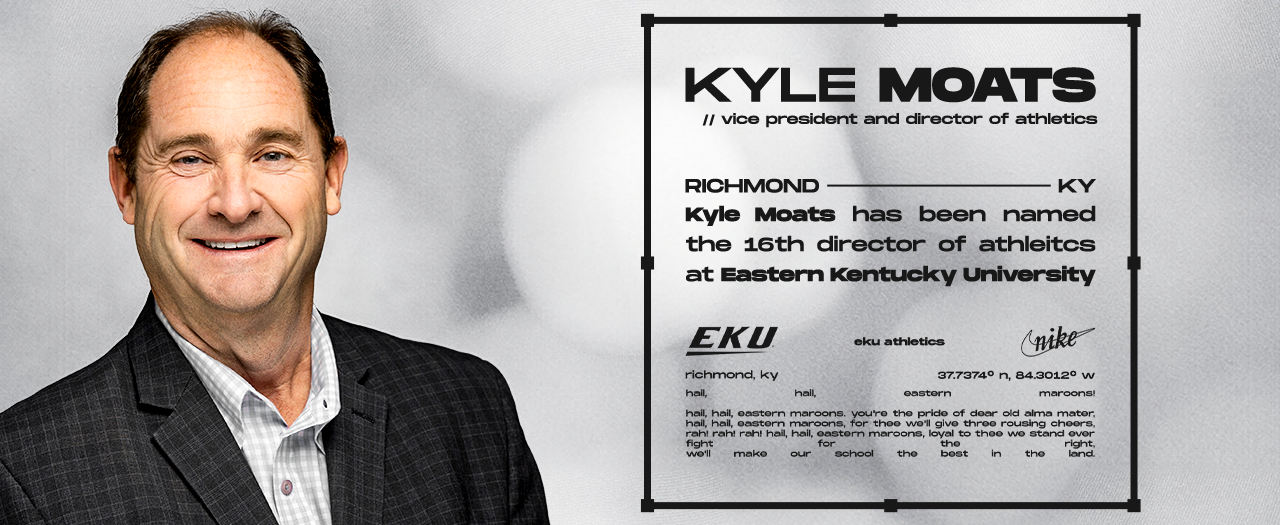 EKU Vice President and Director of Athletics Kyle Moats