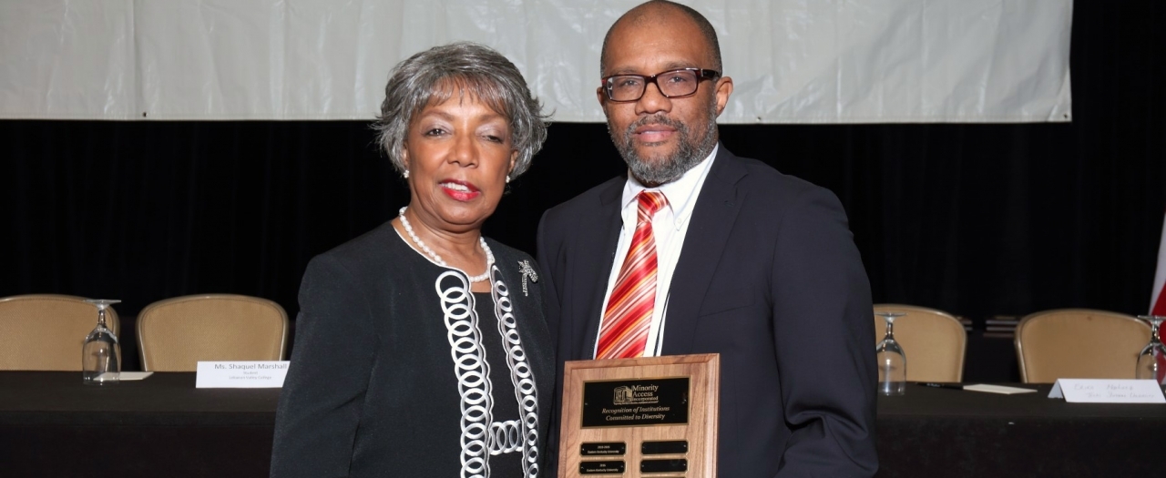 photo of Dr. Forde w award