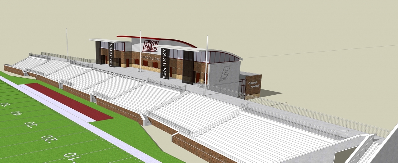 Roy Kidd Stadium Expansion rendering