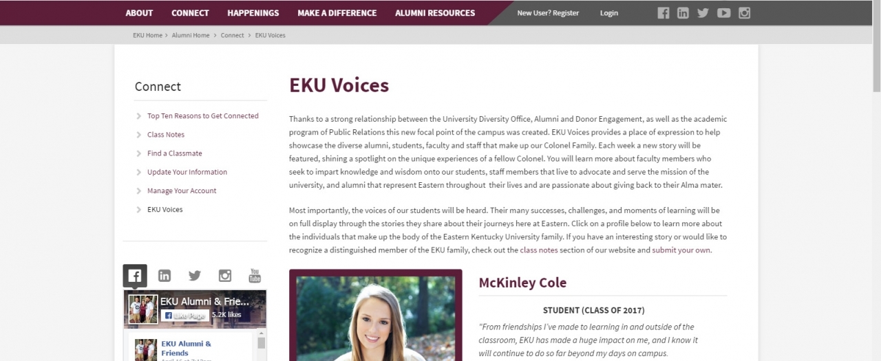 EKU Voices screenshot